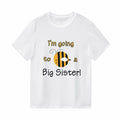 Promoted to Big Sister Baby Girl Tee Colorful Letters Pink Size 3-4 Years by Deal US