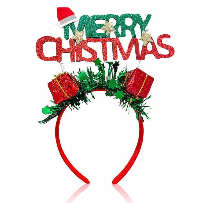 Pvoiue Christmas Headband Women Girls Holiday Hair Decoration Xmas Party by Deal US