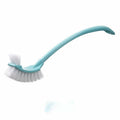 [Like New] Simple Toilet Brush Double Sided Clean Brush with Long Holder Green 1pc by Deal US