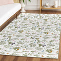 Artoid Mode Wild Floral Antique Herbs Area Rug Home Decor 5x7 Feet by Deal US