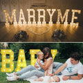 Foaky 3FT Marquee Light Up Letter R Party Decor Foam Board Kit by Deal US