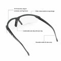 DAXISONN Shooting Safety Glasses Grey Anti Fog Tactical Ballistic Eyewear by Deal US