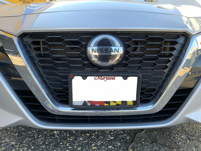 TN TrunkNets Inc NASA-Like Rubber Front License Plate Frame for Nissan by Deal US
