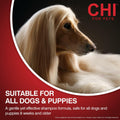 CHI for Dogs Tearless Puppy Shampoo Sulfate Paraben Free 16oz Gentle Wash by Deal US