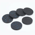 [Like New] U MAX Exercise Equipment Pads Anti Vibration 4.7x0.6in Black 6pc by Deal US