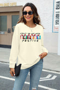 FASHGL Christmas Friends Sweatshirt Women Long Sleeve Apricot by Deal US