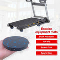[Like New] U MAX Exercise Equipment Pads Anti Vibration 4.7x0.6in Black 6pc by Deal US