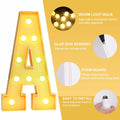 Foaky 3FT Marquee Light Up Letter R Party Decor Foam Board Kit by Deal US