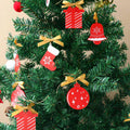 OAOLEER 12 Pack Acrylic Christmas Tree Ornaments Snowman Santa Crafts by Deal US