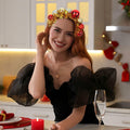 Christmas Gold Sparkly Headband for Women Girls Holiday Party Accessories by Deal US