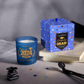 ROMIIE ZOI Graduation Celebration Sandalwood Soy Wax Candle 6oz by Deal US