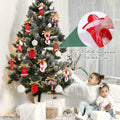 OAOLEER 12 Pack Acrylic Christmas Tree Ornaments Snowman Santa Crafts by Deal US