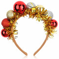 Christmas Gold Sparkly Headband for Women Girls Holiday Party Accessories by Deal US