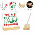 Christmas Vacation Acrylic Desk Decor Sign Clear 4x4 Inch Holiday Xmas by Deal US