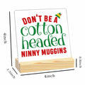 Christmas Vacation Acrylic Desk Decor Sign Clear 4x4 Inch Holiday Xmas by Deal US
