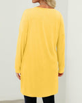 KISSMODA Womens Fall Long Sleeve Tunic Top with Pockets Size M by Deal US