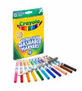 [Like New] Crayola Ultra Clean Fine Line Markers 12ct Washable Colors Arts Crafts by Deal US