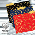 Better Office Decorative File Folders Letter Size 18 Pack Red Black Blue by Deal US