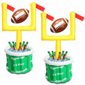 Gemscream Inflatable Football Drink Cooler 20.5x39in Green 2 Pcs by Deal US