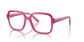 Vogue Eyewear VO5555 Women's Square Eyewear Frames 54mm Cherry Fuchsia by Deal US