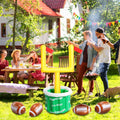 Gemscream Inflatable Football Drink Cooler 20.5x39in Green 2 Pcs by Deal US