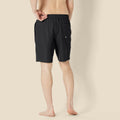Amazon Essentials Men’s 9" Swim Trunks Black Mesh Lining Pockets Size M by Deal US