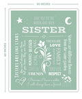 FILO ESTILO Sister Blanket Sherpa 60x50in Sage Green by Deal US