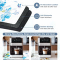 Edeesky Dish Drying Mat Leather Diatomite Kitchen Counter 12x20 Large by Deal US
