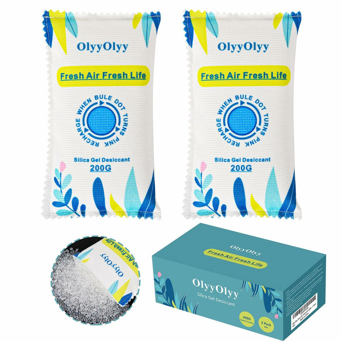 2x 200G Rechargeable Desiccant Packs Moisture Absorber Car Gun Safe by Deal US