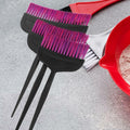 TOVINANNA Hair Dye Kit 3pcs Applicator Brushes Purple 24x14x0.5cm by Deal US