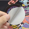 Neon Waterproof Vinyl Stickers Pack 50pcs Multicolor for Laptop Water Bottle by Deal US