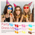 HELYKAKA 10 Pairs Star Shape Rimless Colorful Sunglasses Bulk Party Favors by Deal US