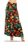 RENESEILLE Women's Long Maxi Skirt High Waist Elastic Waistband OS Size OS by Deal US