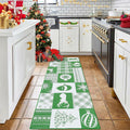 CAREMEE Christmas Area Rug Non-Slip Washable Green 2x3 FT Holiday Decor by Deal US