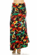 RENESEILLE Women's Long Maxi Skirt High Waist Elastic Waistband OS Size OS by Deal US