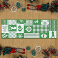 CAREMEE Christmas Area Rug Non-Slip Washable Green 2x3 FT Holiday Decor by Deal US