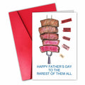 CSMOSJgreetings Pun Beef Father's Day Card for Daddy - Rarest - Single by Deal US