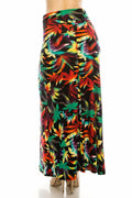 RENESEILLE Women's Long Maxi Skirt High Waist Elastic Waistband OS Size OS by Deal US