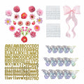 Graduation Cap Decorations 2025 Grad Kit Flowers Butterfly Pearls DIY Set by Deal US