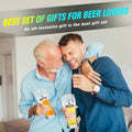 Luka Tech Funny Beer Glass 450ml Unique Father's Day Gift for Dad by Deal US