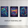 Yolbcdr Gaming Posters Set of 3 Video Game Wall Art 16x24in Unframed by Deal US
