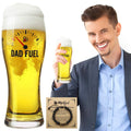 Luka Tech Funny Beer Glass 450ml Unique Father's Day Gift for Dad by Deal US