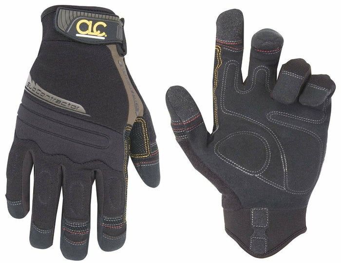Custom Leathercraft 130XL Subcontractor Flex Grip Work Gloves, Extra Large by Deal US