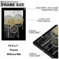 Fxojyvo 5x7 Picture Frame Black Wall Mount Display 1 Pack by Deal US