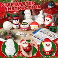 Poen 12 Pack Christmas Slow Rise Squeeze Soft Toy Kids Xmas Crafts by Deal US