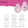 Breastfeeding Essentials Nursing Soothing Gel Pads Hot Cold Packs 2 Count by Deal US