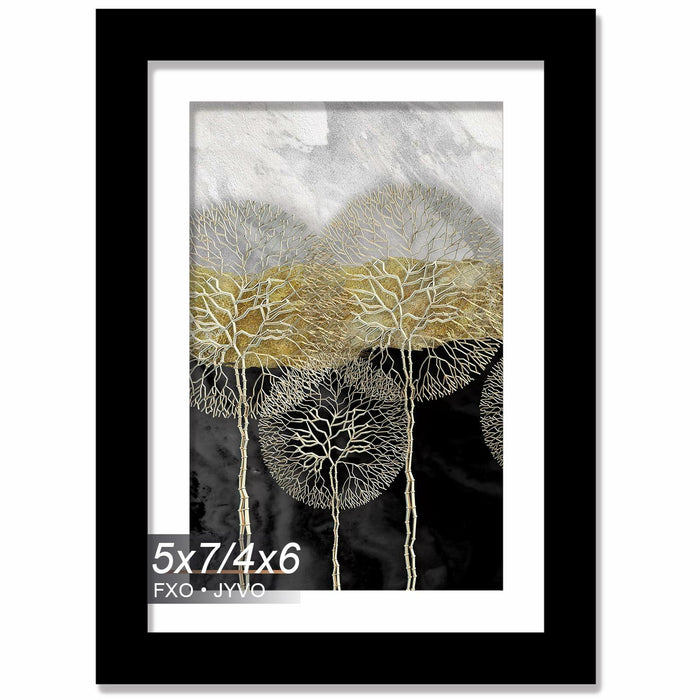 Fxojyvo 5x7 Picture Frame Black Wall Mount Display 1 Pack by Deal US