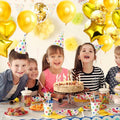 28Pcs Happy Birthday Foil Balloons Star Heart 18" Gold Confetti by Deal US