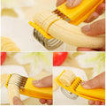 Guyuyii Banana Slicer Quick Safe Cutter Even Slices Kitchen Gadget by Deal US