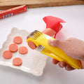 Guyuyii Banana Slicer Quick Safe Cutter Even Slices Kitchen Gadget by Deal US